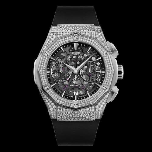 Hublot Classic Fusion 45 Aerofusion Chronograph Orlinski Titanium Pavé