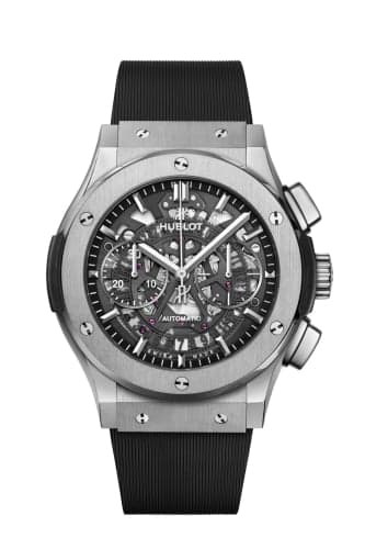Hublot Classic Fusion 45 Aerofusion Chronograph Titanium / Black / Rubber