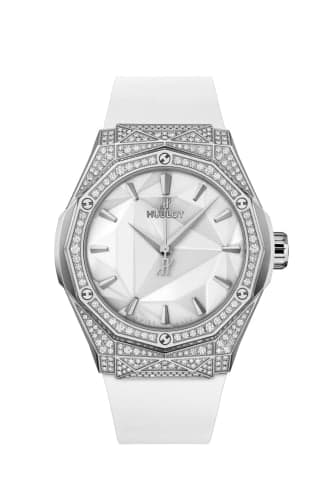 Hublot Classic Fusion Orlinski 40 Titanium - Pavé / White / Rubber