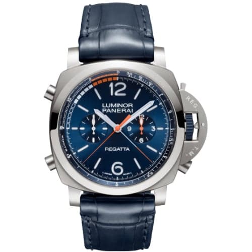 Panerai Luminor 1950 47 Regatta 3 Days Chrono Flyback Automatic Titanium / Blue Mare