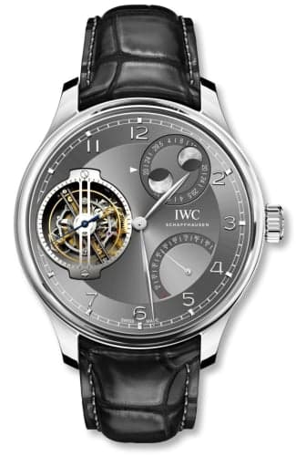 IWC Schaffhausen Portugieser Constant-Force Tourbillon Double Moon Platinum / Ardoise